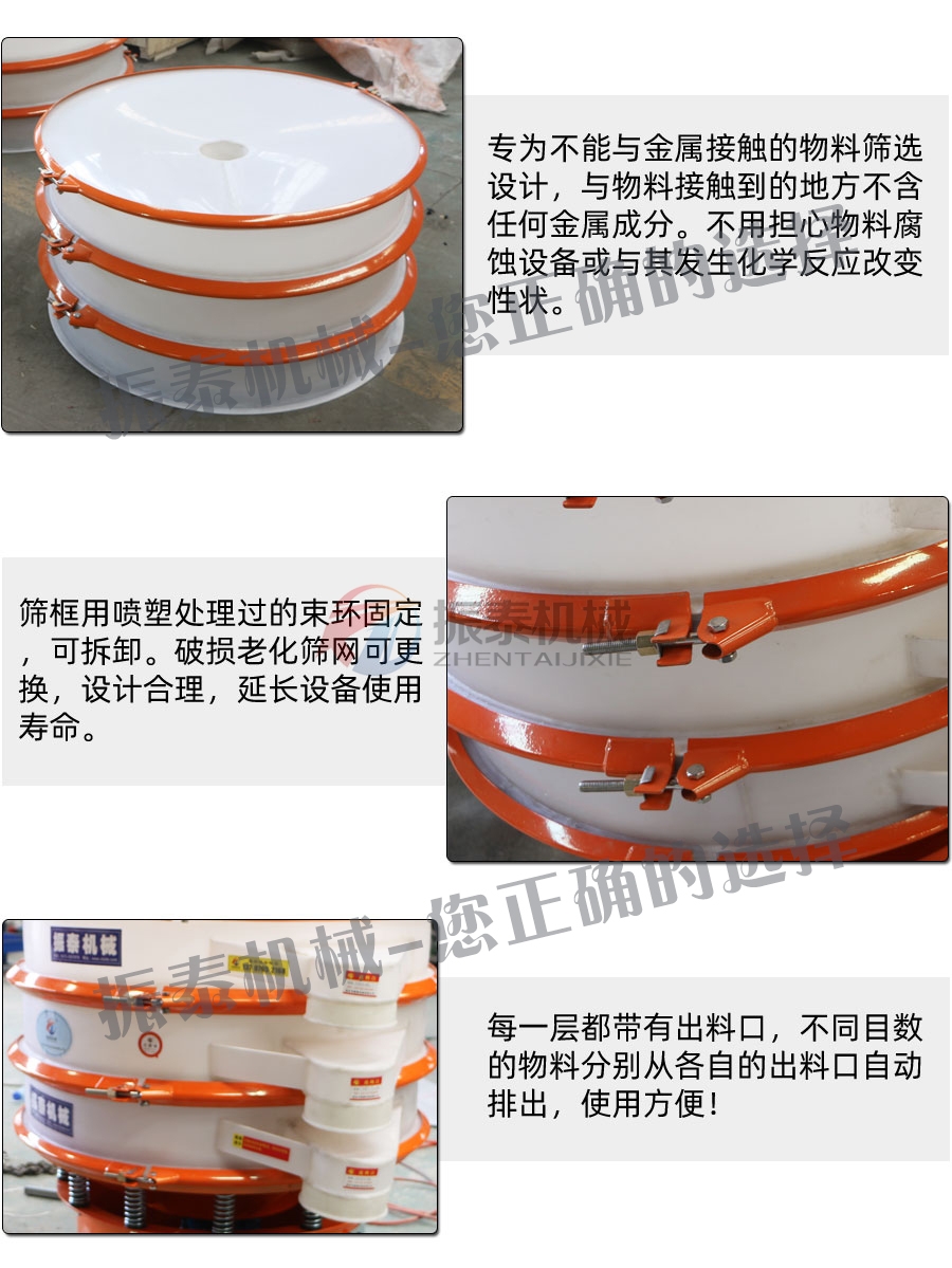 氯乙酸塑料振動篩細(xì)節(jié)圖